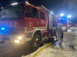 50 interwencji strażaków w noc sylwestrową. Jedna osoba nie żyje
