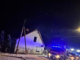 50 interwencji strażaków w noc sylwestrową. Jedna osoba nie żyje
