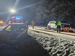 Wypadek na DK42 między Gręboszowem a Domaszowicami. Aktualizacja