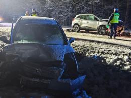 Wypadek na DK42 między Gręboszowem a Domaszowicami. Aktualizacja