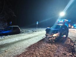 Wypadek na DK42 między Gręboszowem a Domaszowicami. Aktualizacja