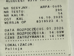 Dwa promile to nie jedyne przewinienie tego kierowcy