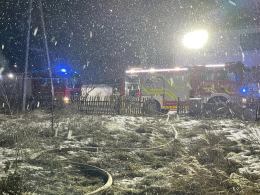 Nocne działania straży pożarnej w Bogacicy. Dwa pożary w jednej miejscowości