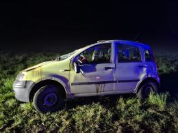 Dachowanie na DK94 w Łosiowie. 19-latka pod wpływem alkoholu