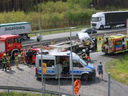 Śmiertelny wypadek na A4 pod Opolem. Autostrada w kierunku Wrocławia jest zablokowana