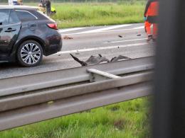 Wypadek na A4 pod Przylesiem. Utrudnienia w kierunku Wrocławia
