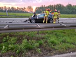 Wypadek na A4 pod Przylesiem. Utrudnienia w kierunku Wrocławia