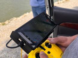 Dron pod wodą i z powietrza. Trwają poszukiwania mieszkańca Otmuchowa AKTUALIZACJA