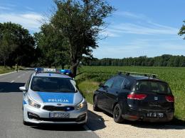 Wypadek na DW454. Są utrudnienia w ruchu