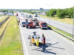 Autostrada A4. Dwa zdarzenia. Poważne utrudnienia