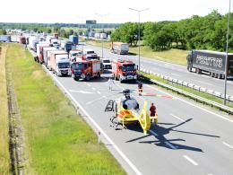 Autostrada A4. Dwa zdarzenia. Poważne utrudnienia