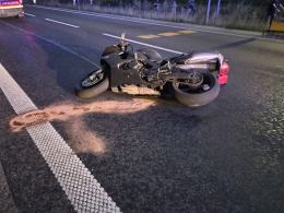Zdarzenie z udziałem motocyklisty na DK45 w Jełowej