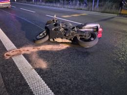 Zdarzenie z udziałem motocyklisty na DK45 w Jełowej