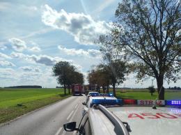Śmiertelny wypadek. Zablokowana DW454 w powiecie namysłowskim
