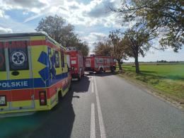 Śmiertelny wypadek. Zablokowana DW454 w powiecie namysłowskim