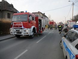 Wybuch gazu w Grodkowie. Dwie osoby ciężko poparzone.