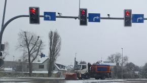 Zimowe warunki na opolskich drogach