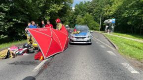 Tragiczny wypadek na skrzyżowaniu Batorego i Zielnej w Kędzierzynie-Koźlu. Nie żyje pieszy