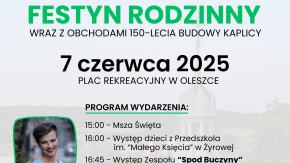 Rodzinne święto i jubileusz kaplicy. W Oleszce czeka nas weekend pełen atrakcji
