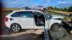 Kolizja trzech pojazdów na A4. Sprawczyni bez prawa jazdy, zderzenie skończy się w sądzie