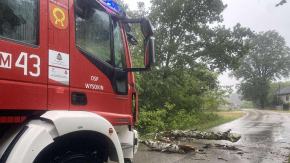 Uspokojenie po burzach. Opolskie z łagodnym bilansem nocnych opadów