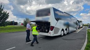 Skontrolowano 61 autokarów w ramach akcji "Bezpieczny autokar" na Opolszczyźnie
