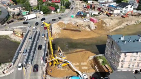 Rozbudowa DK40 w Głuchołazach. Trwają intensywne prace 