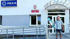 Unikatowa deskorolka znów w rękach właściciela. Udana akcja policji