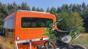 Policjanci prowadzili pościg za motocyklistą