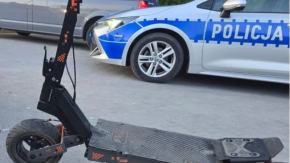 Jazda we dwójkę zakończyła się w szpitalu. Kolejny wypadek na hulajnodze elektrycznej