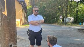 Poszukiwany listem gończym zatrzymany przez policyjny patrol rowerowy