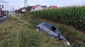 Zderzenie pojazdów na DK 40 w Łące Prudnickiej