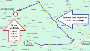 Zamknięcie odcinka DW416. Droga będzie nieprzejezdna przez około trzy miesiące