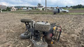 Uciekał czterokołowcem lekkim przed policją - był pijany