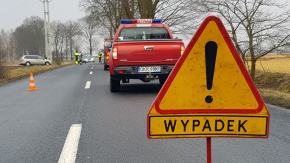 Tragiczny wypadek w powiecie głubczyckim. Strażak zginął na miejscu