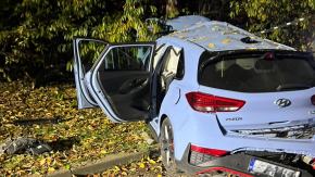 Brawura młodego kierowcy zakończona wypadkiem