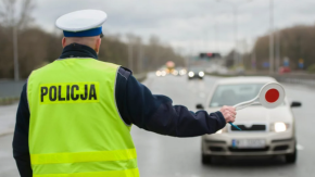 Kierowca nie miał prawa jazdy, ale mandat otrzymała jego pasażerka