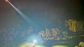 Poszukiwania 44-latki: Drony i ratownicy przeczesywali teren nad rzeką, znaleziono ślad