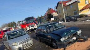 Zdarzenie drogowe na DK39 w Namysłowie