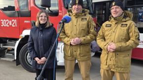 Czujka w każdym domu. Straż pożarna i MZK ruszają z kampanią w Opolu