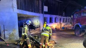 Pożar piwnicy w budynku mieszkalnym w Witosławicach