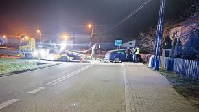 Piąty w tym roku nietrzeźwy kierujący, który wjechał w płot
