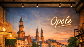 Fototapety w lokalnych kawiarniach i restauracjach Opola - trendy 2026