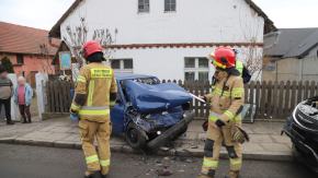 Wypadek na ul. Wrocławskiej w Opolu. Jedna osoba w szpitalu