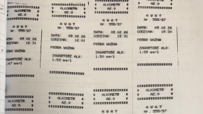 Pijany kierowca uderzył w zaparkowane auto i uciekł. Miał ponad 3 promile