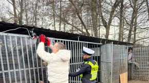 Policjanci z sercem dla zwierząt