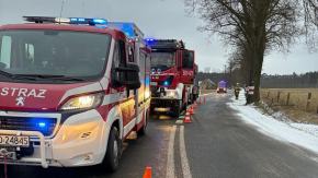 Trzy zdarzenia drogowe w regionie. A4, DK46 i Kadłub Turawski. Lądował śmigłowiec LPR