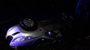 Pijana 26-latka zakończyła nocną przejażdżkę rowie 