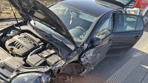 Zderzenie na DK46 pod Niemodlinem. Jedna osoba poszkodowana