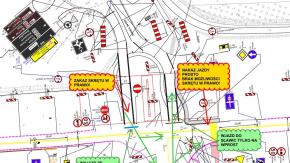 Zmiany na węźle obwodnicy północnej. Nowa organizacja ruchu przy Partyzanckiej